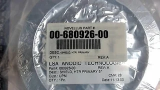 NOVELLUS - 00-680926-00 - SHIELD, HTR PRIMARY