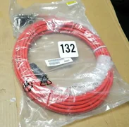 NEW LAM RESEARCH CABLE FIRE RED 50' PUMP CABLE CORDSET 853-810609-050 REV B