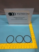 Lot of 3 AMAT 3700-01508 O-Ring ID 2.859 CSSD .139, 75 Brown, 195068