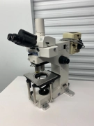 NIKON ECLIPSE E600FN MICROSCOPE WITH OBJECTIVES FOR PARTS OR NOT WORKING