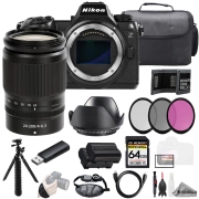 Nikon Z6 III + Z 24-200mm f/4-6.3 VR Lens +64GB + Ext Bat+ 3 PC Filter- Kit