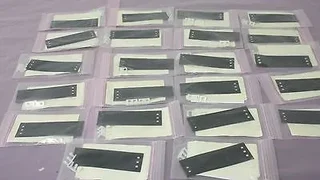 AMAT 1290-01191 TERM COVER VINYL 8 POS W/ CLIPS 7/16 CTR BLK 402709