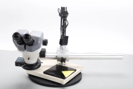 Nikon SMZ645 Microscope W/ 2x C-W10xA/22 Eyepiece & LED-72T Light Source - Fair