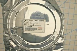 0200-39297 / 91-1980A COVER QTZ 200MM HIGH PROFILE 2 FLATS / APPLIED MATERIALS 