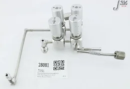 28081 APPLIED MATERIALS 6-WAY MANIFOLD VALVE ASSY 0051-02153
