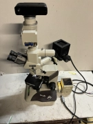 Nikon Optiphot-2 Trinocular Fluorescence Microscope Plan 4 & 10 Objectives CFWN