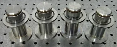 C95400 Lot 4 Low Pressure Relief Valve G004 w/ NW40 KF40 Vacuum Flanges