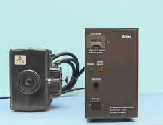 Nikon LH-M100CB HBO Lamp Housing & Nikon HB-10103AF Power supply, EPI Fluorescen