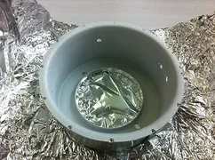AMAT APPLIED MATERIALS 0020-29346 SHIELD 8" CLMPD .190"THK AL 3 SPRTS VECT USED