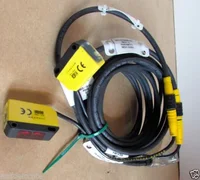 Lot of 2 Banner Q23SP6RQ Photoelectric Sensors AMAT 853-810458-001 Rev. C DB9