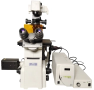 Nikon Eclipse TE2000-S Phase Contrast Microscope 4 Objectives, X-Cite Series 120