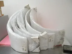 Lot of 5  AMAT 0020-06788 Shield, Lower Cylinder Half, Port