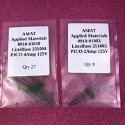 Lot of 27+8 AMAT 0910-01018, 0910-01083 Littelfuse 251004 251002, 4& 2 AMP 125V