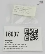 16037 LAM RESEARCH PIN, CLAMP ALIGNMENT BASE (NEW) 713-021268-001