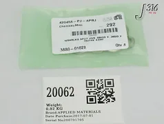 20062 APPLIED MATERIALS WSHRLKG SPLIT #3/8 .680OD X .385ID (NEW) 3880-01028
