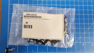 AMAT - PN# 3690-02032 SCR Panel MTG 10-32 x 1/2L PHH W/WSHR-NYL - QTY 50