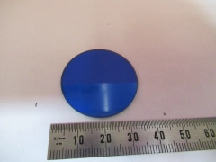 NIKON JAPAN GLASS BLUE FILTER OPTICS MICROSCOPE PART AS PICTURED T7-A-09