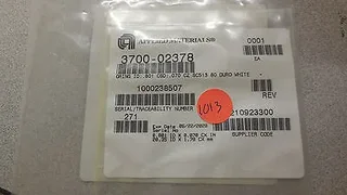 3700-02378, AMAT, ORING ID .801 CSD .070 CHEMRAZ SC513 80 DURO WHT