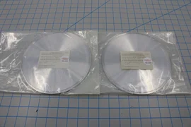 715-011913-080 (LOT OF 2)/ PLATE, LOWER BAFFLE, 8IN / LAM RESEARCH