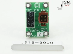 9009 APPLIED MATERIALS PCB ASSY, ROTATION MOTOR CONTROL 0100-20065