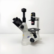 Nikon Eclipse TS100 Inverted Phase Contrast Microscope w/ AmScope MD800E Camera