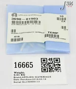 16665 APPLIED MATERIALS SCR MACH CAP 6-32 X5/8L (NEW) 3690-01903