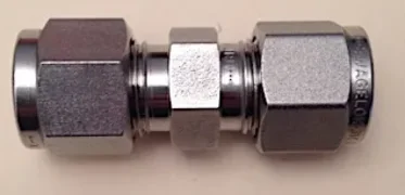 316 Stainless Steel, â…œ" x â…œ" Compression Tube Union, Swagelok SS-600-6