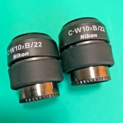 NIKON C-W10xB/22 Stereo microscope Eyepiece 10x 22mm Î¦30 Olympus Used Japan