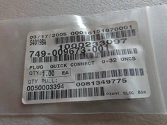 LAM RESEARCH 749-009673-001 Connector Quick Plug, 0-32 UNCS
