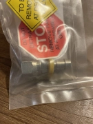 New/Never Used Applied Materials 3300-04954 FTG Hosebarb 3/8NPT X3/8 Tube