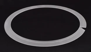 Lam Research 716-072580-035 Rev. A 15"OD Semiconductor Quartz Ring PARTS