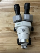  Nikon SMZ645 microscope head w/ C-W10xB/22 eye pieces and Nikon G-AL 0.5x lens