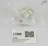 17908 APPLIED MATERIALS ASSY, LOCKOUT VALVE, ONE-TOUCH W/ELBOW (NEW) 0010-93075