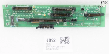 41192 APPLIED MATERIALS PCB, RS232 VIDEO INTERCONNECT BD. (PARTS) 0100-09145