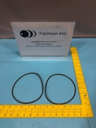 Lot of 2 AMAT 3700-01506 O-Ring ID 5.734 CSD .139 Brown, 195355
