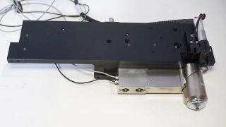 LASER OPTICS MODULE|PI P-601.K019 PIEZOMOVE STAGE+NIKON 500-0087 LENS/OBJECTIVE