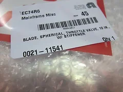 APPLIED MATERIALS P/N 0021-11541 THROTTLE VALVE 10'' SPHERICAL BLADE