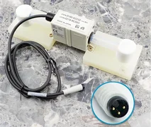 Applied Materials AMAT 0190-62232 Teflon Flow Sensor/Meter, 2-16L/min, 1/2" Port