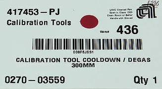 5308 APPLIED MATERIALS CALIBRATION TOOL COOLDOWN/DEGAS 300MM (NEW) 0270-03559