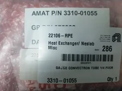 PN 3310-01055, AMAT,  GAUGE CONVECTRON TUBE 1/4 FVCR