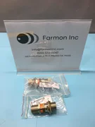 LOT OF 2 CTI Cryogenics Cryopump Bulkhead Connectors 8031135 Aeroquip, 122269