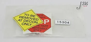 15304 APPLIED MATERIALS MODIFIED SCREW, PERF PLATE, THIN (NEW) 0020-10722