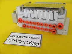 SMC SS5V1-DUO02365 Pneumatic Manifold AMAT 0190-38051 Used Working