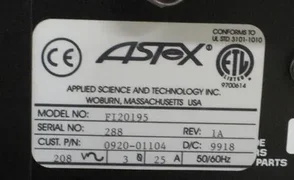 ASTEX AX2050 2500W Microwave Power Generator FI20195 AMAT P/N: 0920-01104