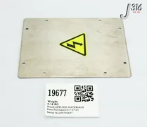 19677 APPLIED MATERIALS COVER HTR AC POWER BOX 0020-20914