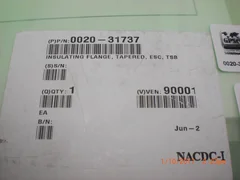 OEM Part Applied Materials (AMAT) 0020-31737 INSULATING FLANGE, TAPERED, ESC, TS