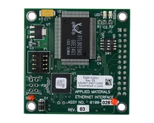 AMAT 0100-02812 REV 03 APPLIED MATERIALS ETHERNET INTERFACE ASSEMBLY BOARD