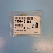 159-0303 AMAT 3300-01899 (6EA) FTGTBG TEE 1/8T BRS [NEW]