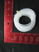 AMAT 3860-01027 Plastic Tubing 1/8 OD .020 Wall Polyethylene NAT, 26 feet long