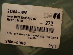 Applied Materials 3700-01088 SEAL CTR RING ASSY NW50 W/VITON ORING SST304